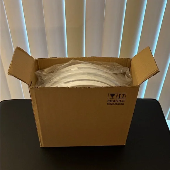 2 Pack White & Gray Non-Skid 2-Tier Turntable (Lazy Susan) 9 1/2 Inch Diameter - Picture 6 of 7